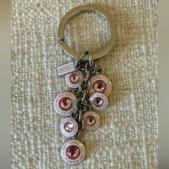 Coach Accessories - VINTAGE COACH BAG CHARM BCA IN SIGNATURE PINK DIAMOND